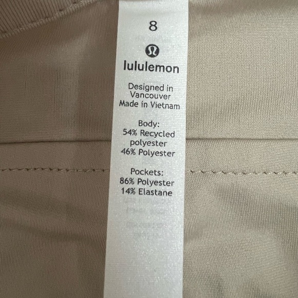 LULULEMON | Slim-Fit Tan Pants Stretchy Hiking - Picture 5 of 5